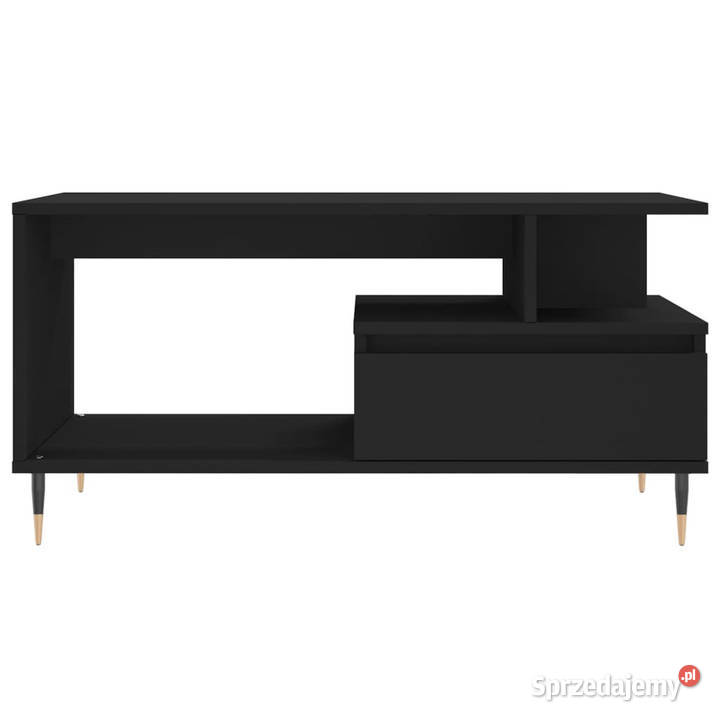 Stolik kawowy czarny 90x49x45 materiał mazowieckie Warszawa