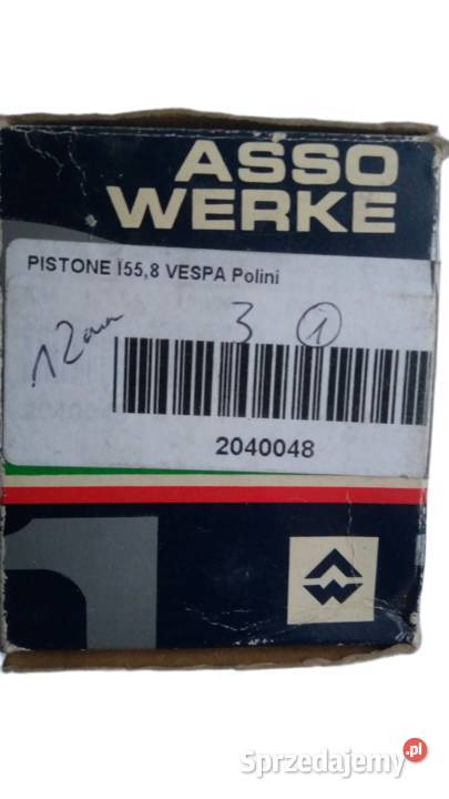 TŁOK ASSO WERKE POLINI 558 mm PIAGGIO VESPA ET3 Bielsk Podlaski