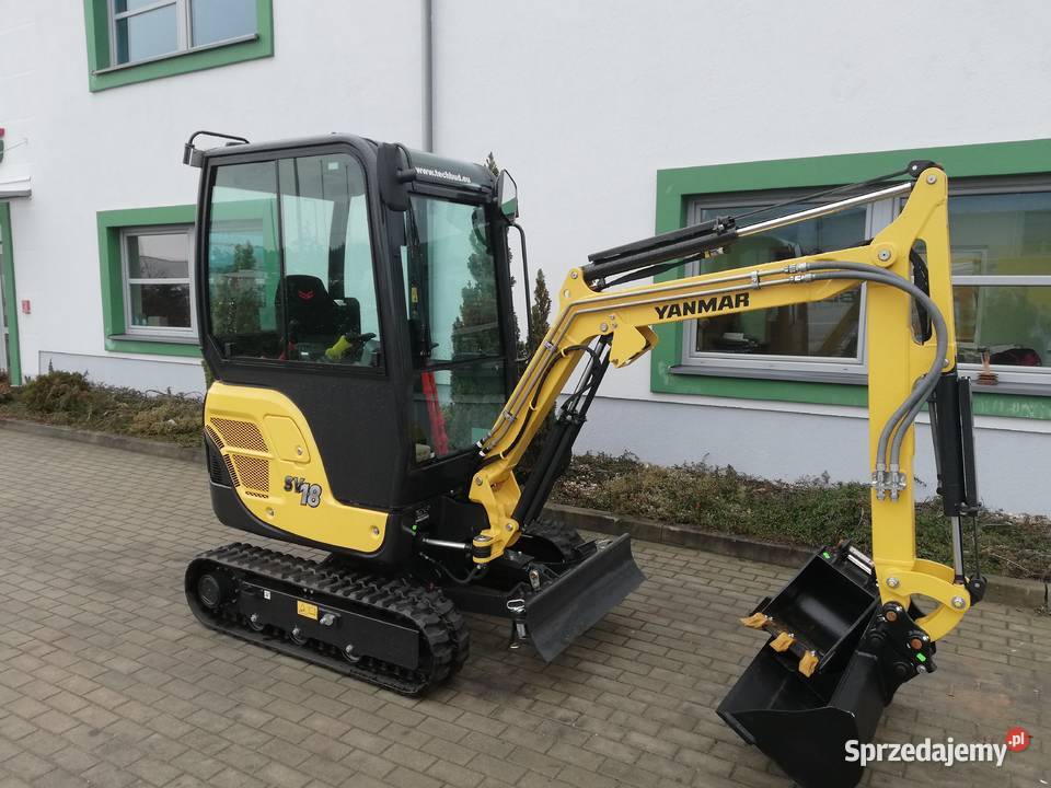 minikoparka Yanmar SV 18 ręki Rok produkcji 2019 Szczecin sprzedam