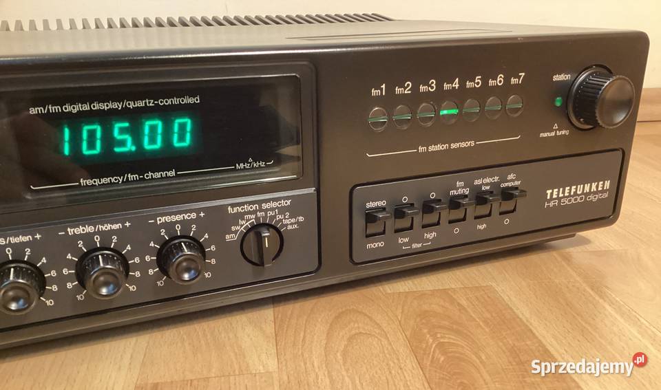 Amplituner Wzmacniacz TELEFUNKEN HR 5000 digital Elektronika pomorskie Gdynia