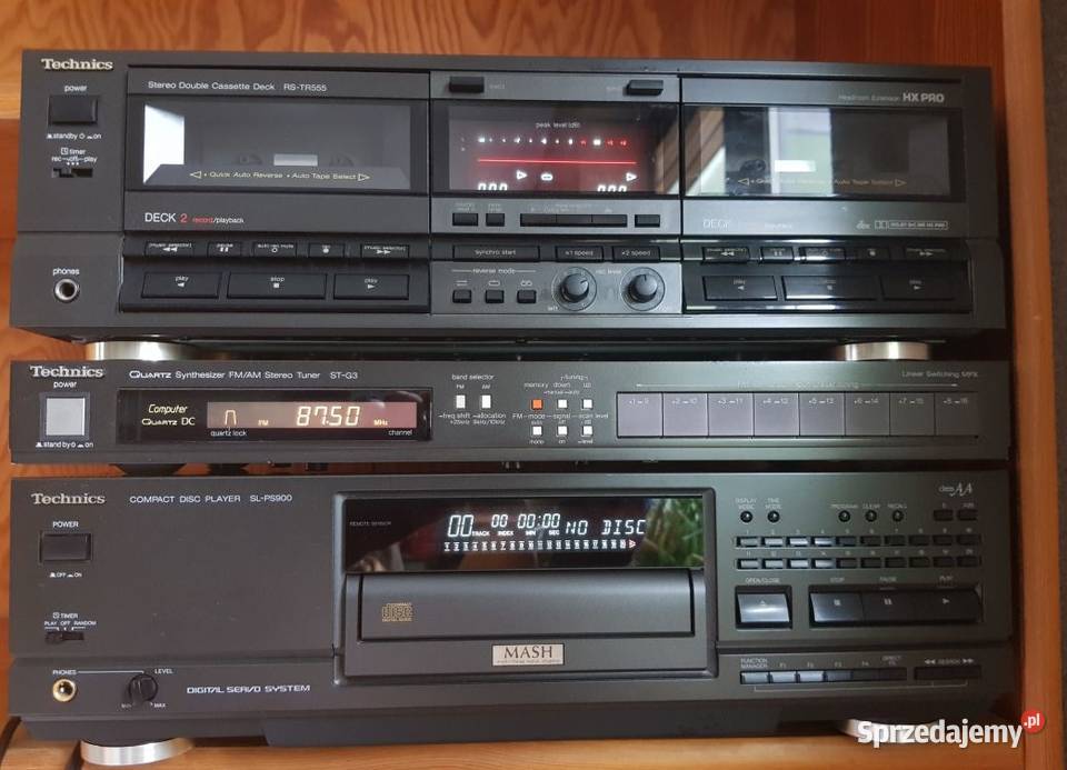 TECHNICS MAGNETOFON TUNER RADIO ODTWARZACZ CD Wieże i miniwieże Kielce sprzedam
