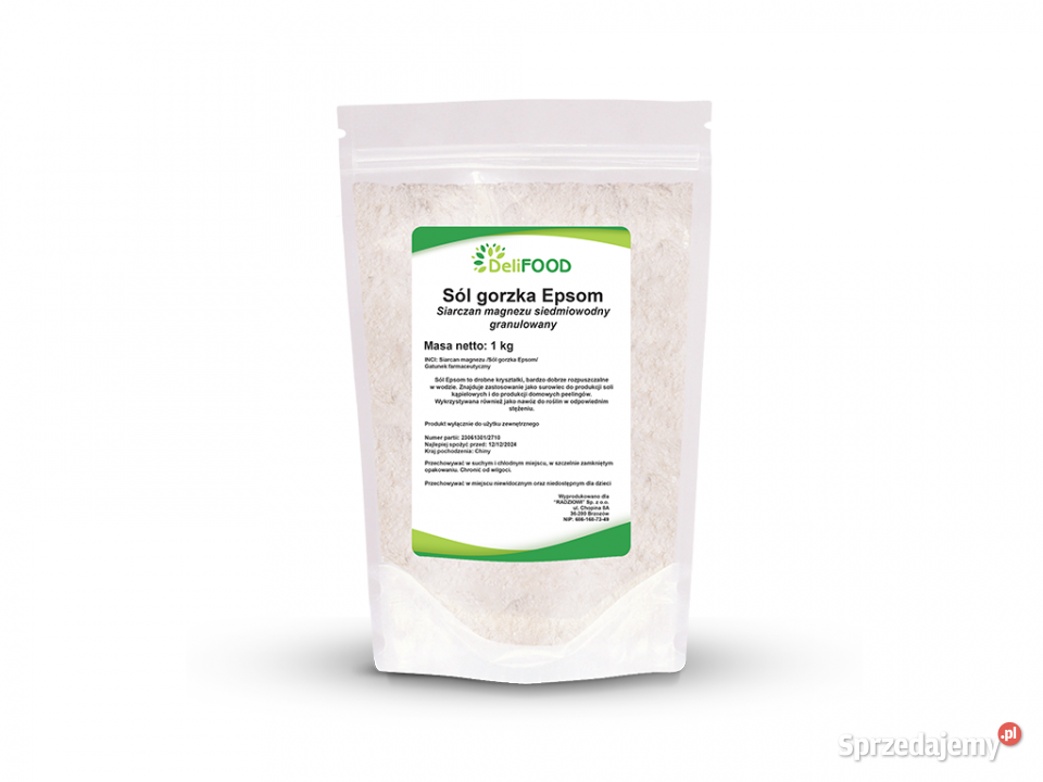 Siarczan magnezu 1000g Brzozów sprzedam