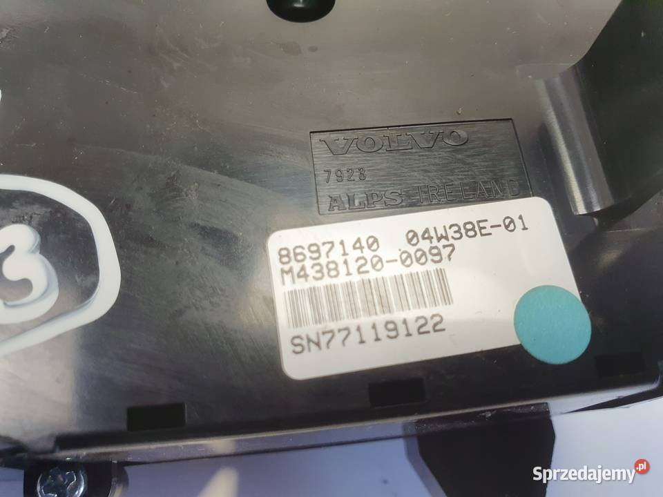 PANEL KLIMATYZACJI Volvo S60 I V70 II XC70 Rudka sprzedam