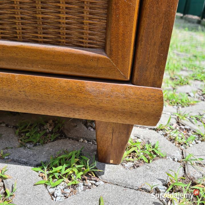 Szklany regał kredens witryna biblioteczka 59cm Poznań