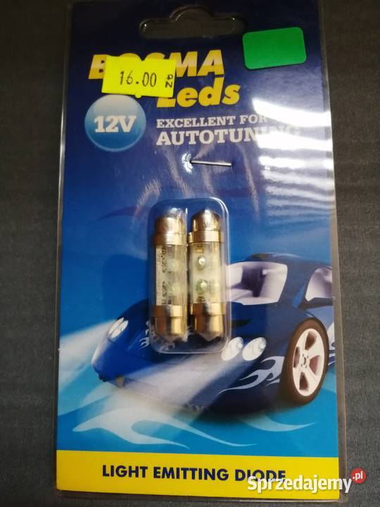 Żarówki LED C5W zielone BOSMA Opole Lubelskie