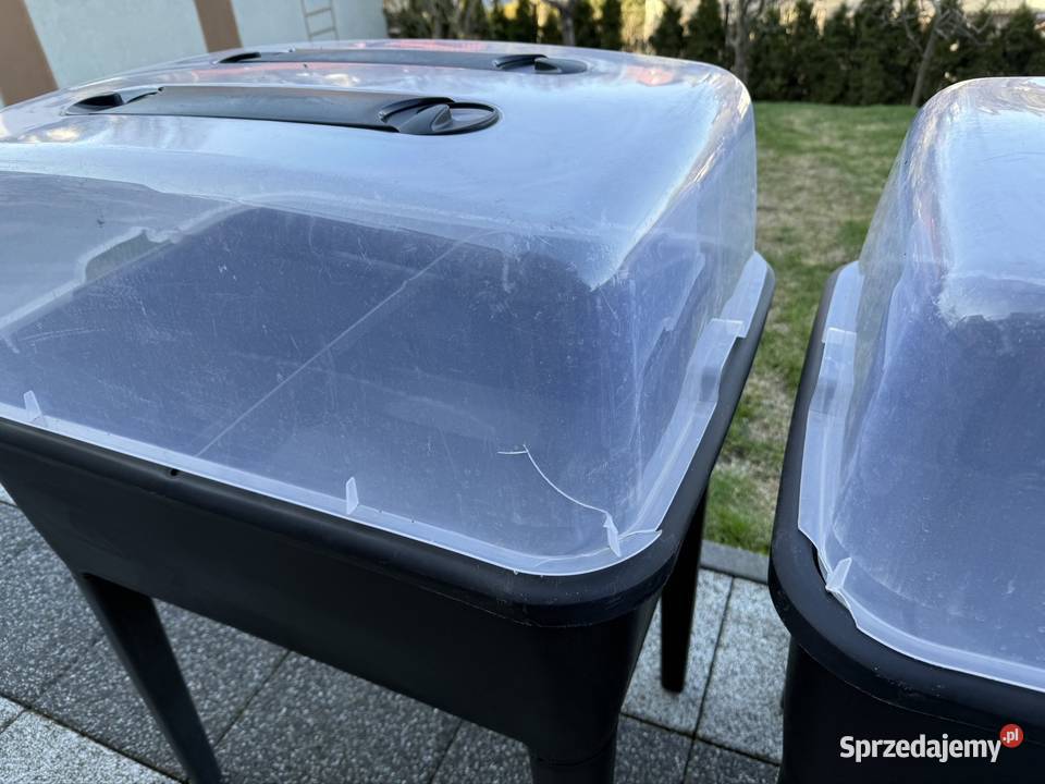 2 skrzynkimini szklarnie z pokrywkami Gdynia