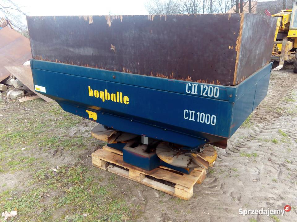 Rozsiewacz nawozu Bogballe 1200l siewka Amazone Rostkowo