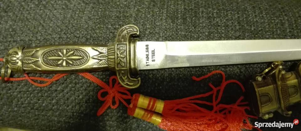 Chiński japoński azjatycki sztylet stal