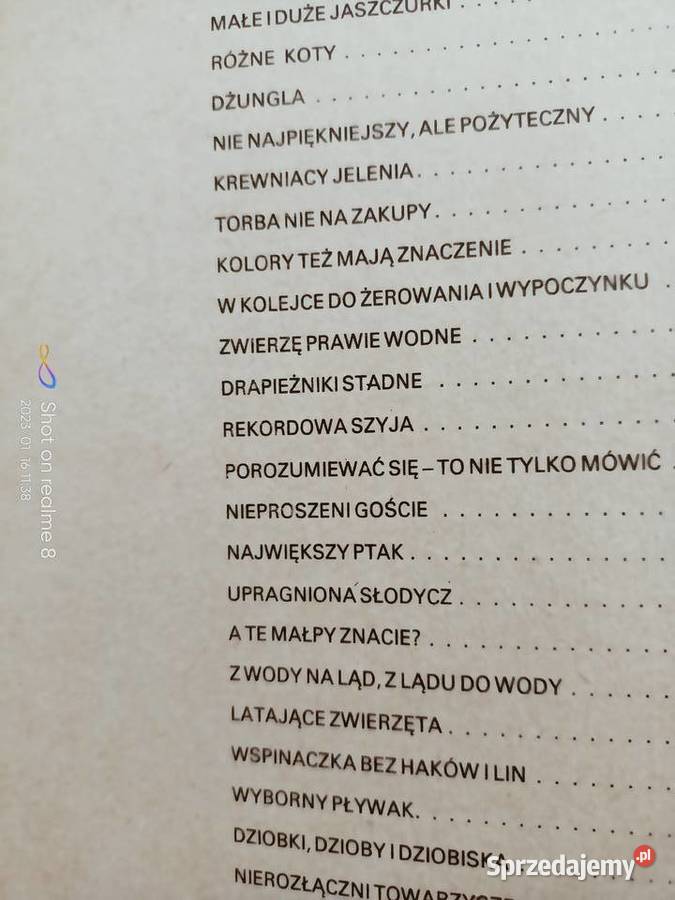 Jeszcze raz o zwierzętach książki Warszawa