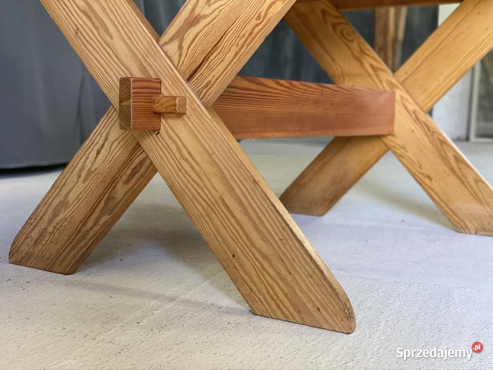 Solidny stół z litego drewna 150x90 Stoły