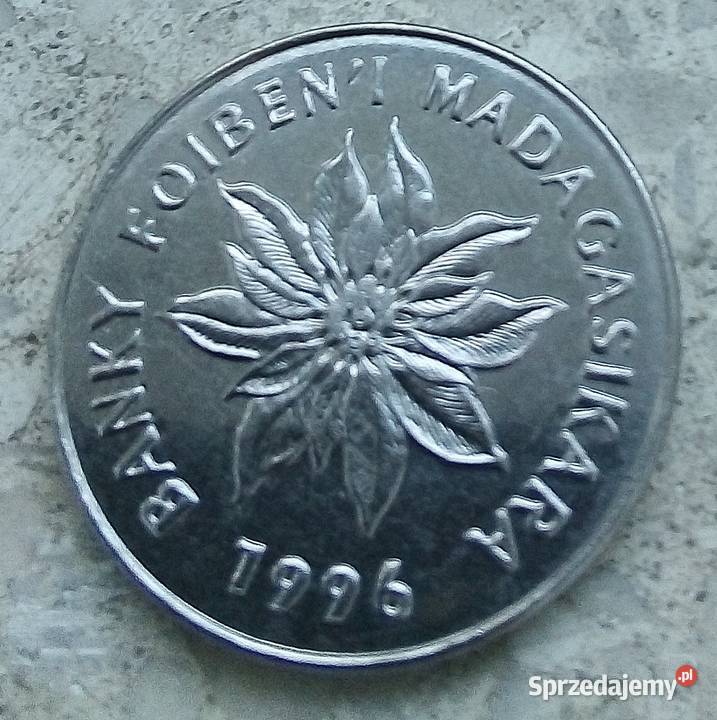 MADAKASKARARIARY5 FRANCS 1996 r WILCZOMLECZ mazowieckie Legionowo