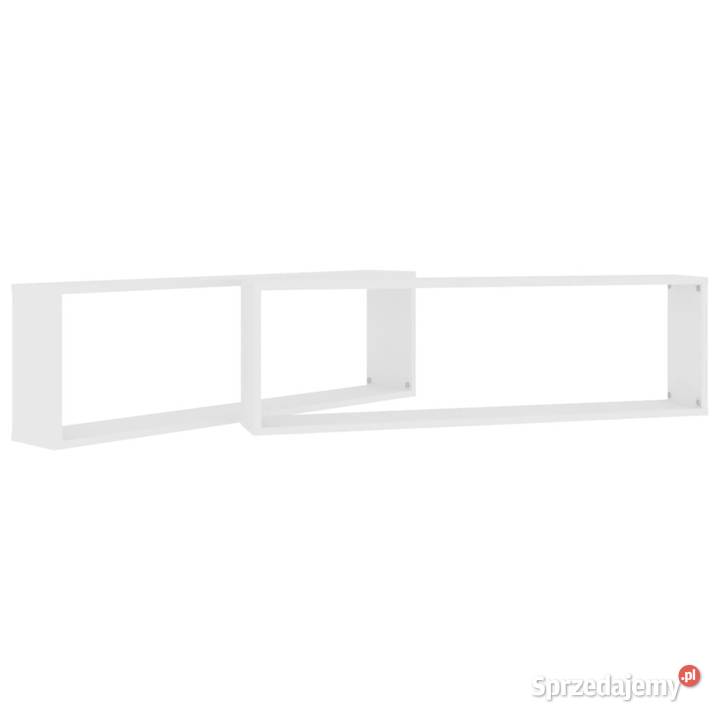 Półki ścienne kostki 2 białe 100x15x30 WM807079 Warszawa