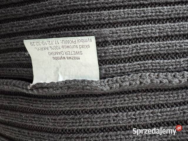 Sweter damski M uniwersalny czarny na zamek z Swetry i golfy Częstochowa