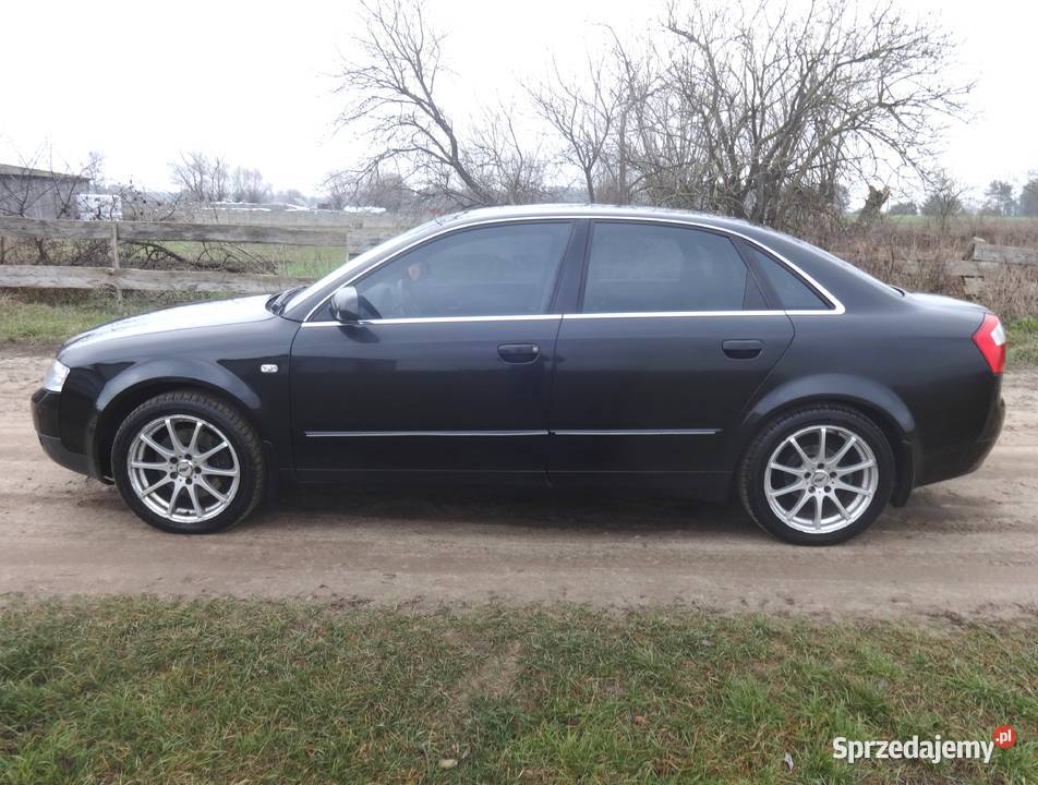 Audi A4 B6 18T 2002 LPG 163hp sedan czarna Alu ABS Nur