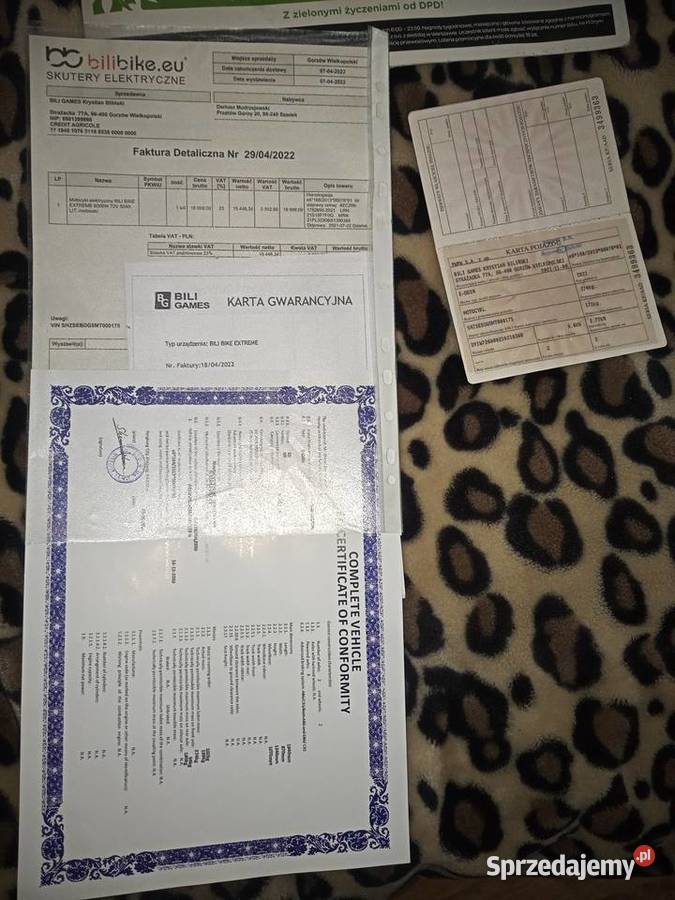 Skuter elektryczny BILI BIKE EXTREME 6000W 50Ah Szadek