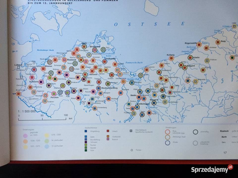 2225 Atlas Von Mecklenburg Und Pommern Szczecin