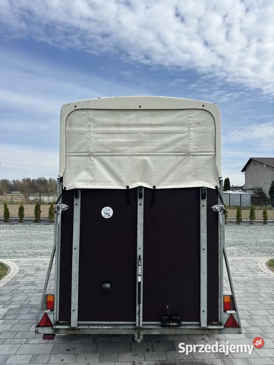 Przyczepa do przewozu 2 koni dmc 1300 kat b śląskie Mokra