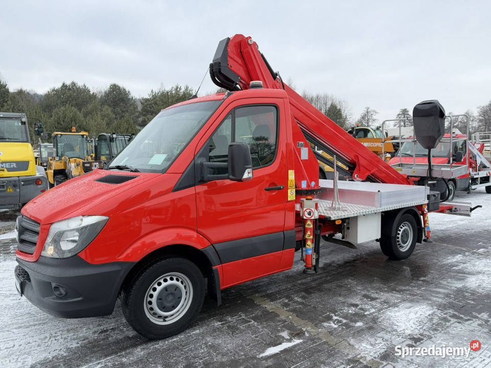 Mercedes Sprinter Podnośnik Koszowy 23m GSR manualna Widełki