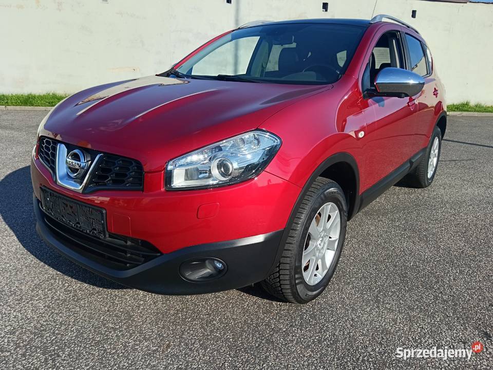 Nissan Qashqai 4x4 skóra panorama bordo metalic sprowadzony małopolskie Tarnów
