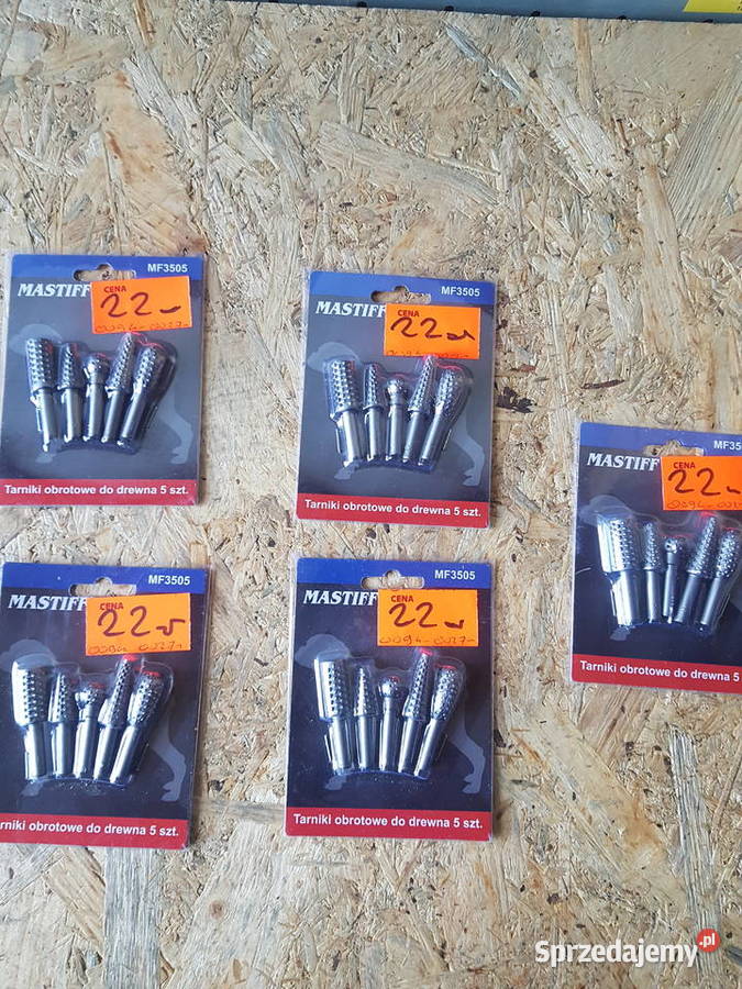 FREZY TRZPIENIOWE PILNIKI OBROTOWE TARNIKI 5 Głogowa