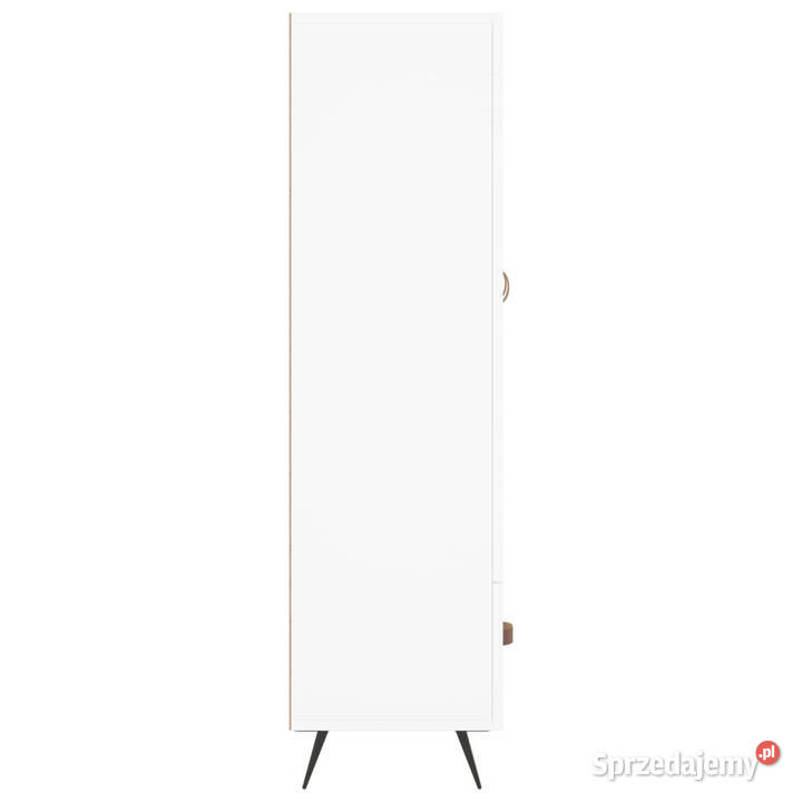 Wysoka szafka biała 695x31x115 materiał Warszawa