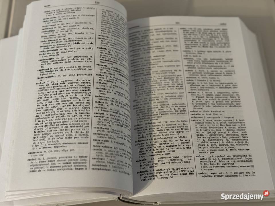 Wielki słownik francuskopolski Wiedza Powszechna ISBN 8321412017 Pruszków