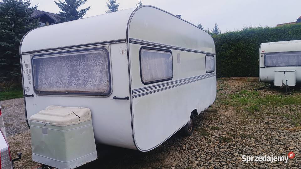 przyczepa kempingowa campingowa kemping DOMEK Międzybrodzie Bialskie
