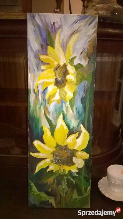 Obraz olejny moje słoneczniki Oleśnica