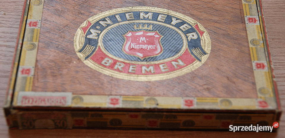 Stare pudełko na cygara tabakiere Niemeyer mazowieckie Warszawa sprzedam