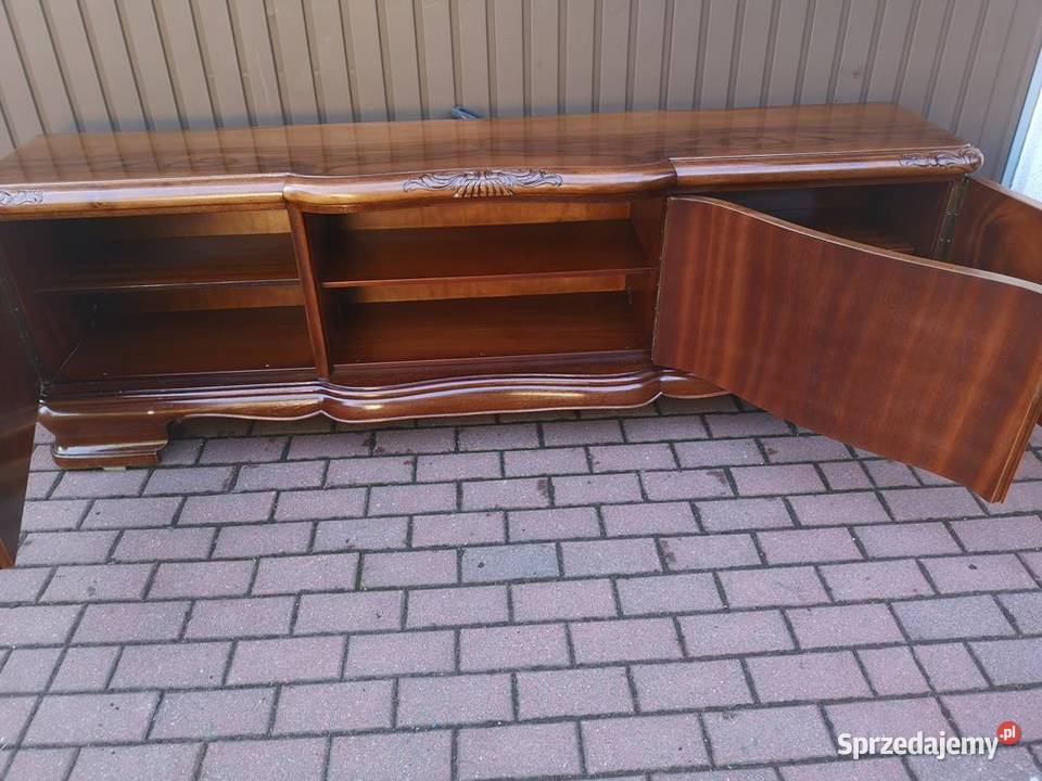 Komoda ARTDECO Orzech Niska RTV Unikat 203 Stara Antyki, Sztuka, Kolekcje Swarzędz
