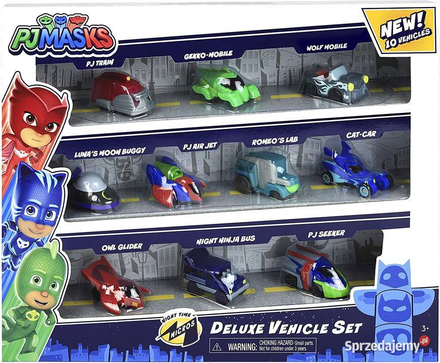 Pidżamersi Zestaw Mini Autka Kotboy Gekson Mogilany
