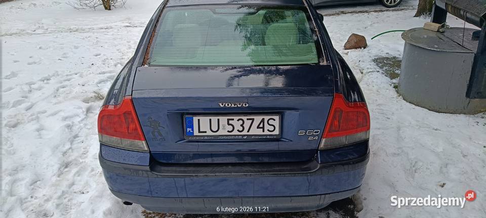 Volvo S60 24 LPG mały przebieg Rok produkcji 2001 Józefów-Pociecha