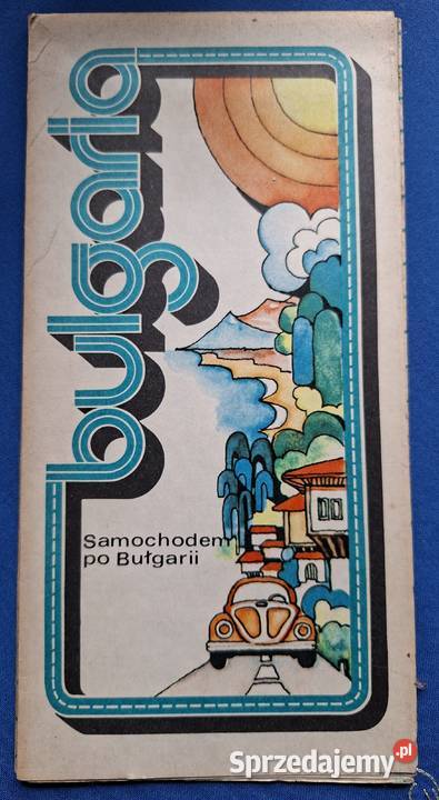 Bułgaria Samochodem Bułgarii mapa 1800 000 Kraków