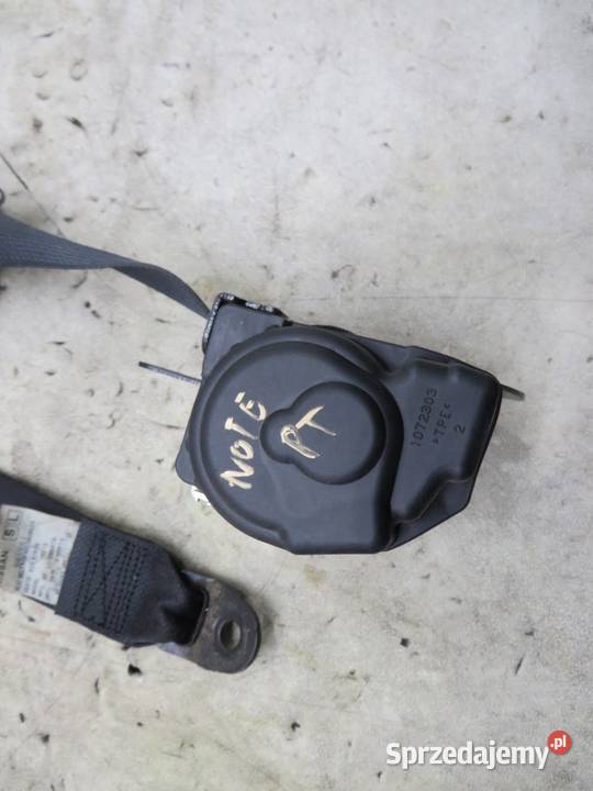 PAS BEZPIECZEŃSTWA PRAWY TYŁ NISSAN NOTE E12 Pasy bezpieczeństwa