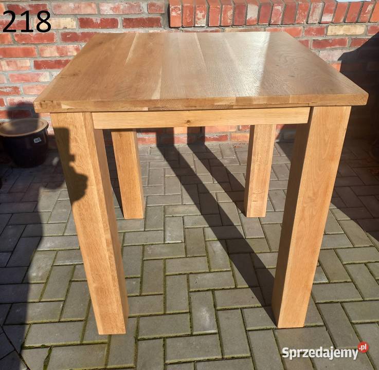 Stół dębowy drewniany Salon Jadalnia Wysoki Barowy (218)