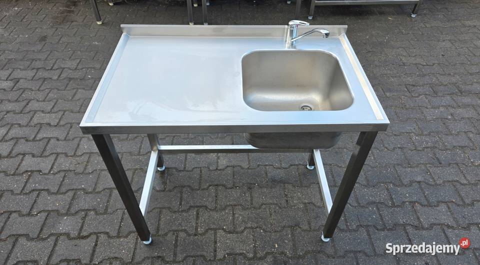 Zlew 1 Komorowy z Blatem 1006085 M1358 N Gastronomia Nowe Skalmierzyce