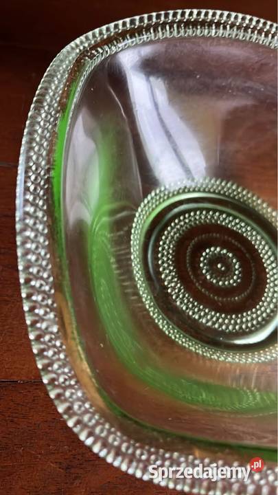 Salaterka miska owocarka Szkło zielone Gdańsk