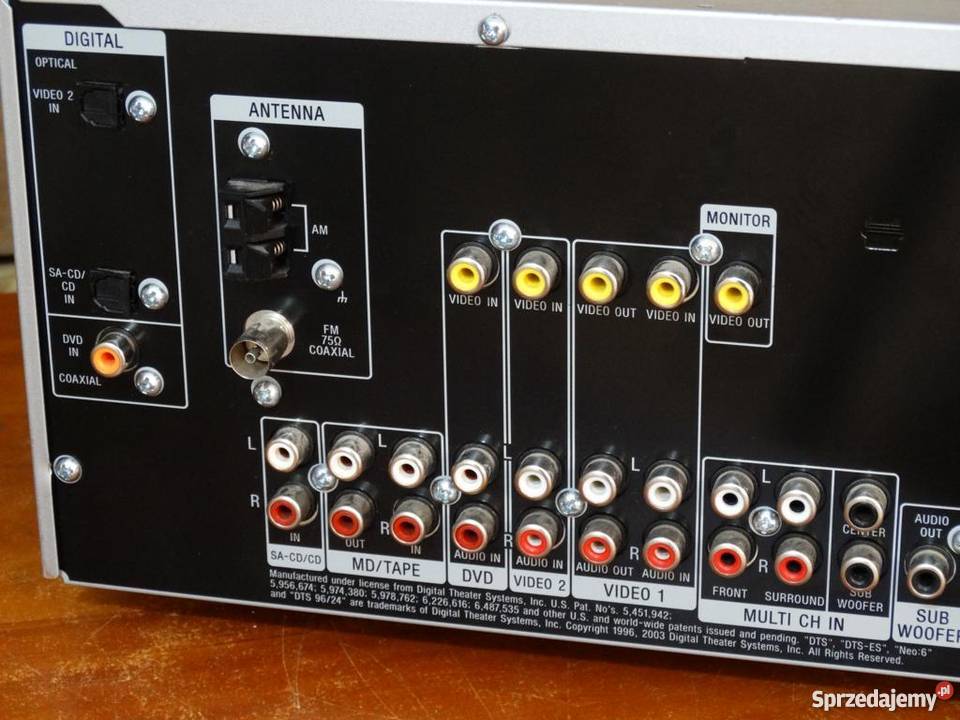 Amplituner Sony STRDE 598 wejścia cyfroweWYSYŁKA Jasło