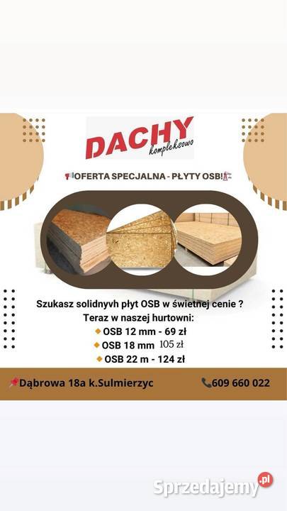 Płyta OSB Piotrków Trybunalski