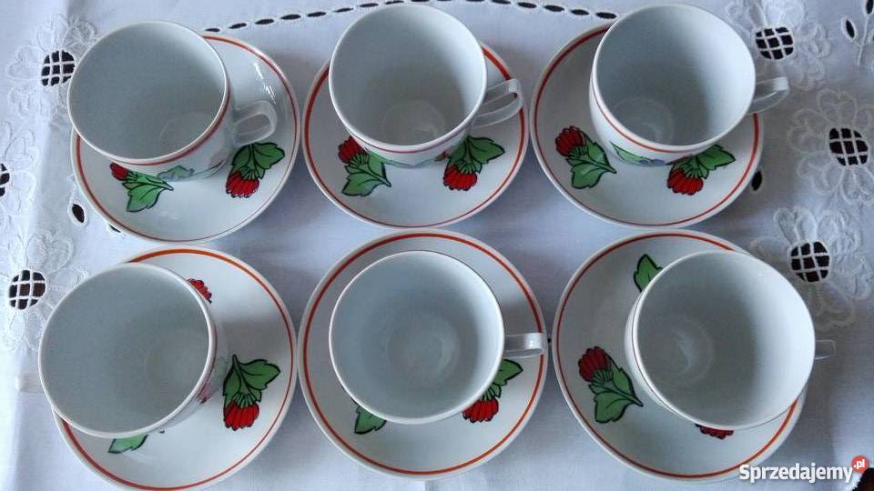 Filiżanki porcelanowe Aldona CHODZIEŻ Białystok