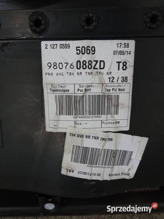 TAPICERKA BOCZEK PRAWY LEWY PRZÓD KOMPLET EU świętokrzyskie