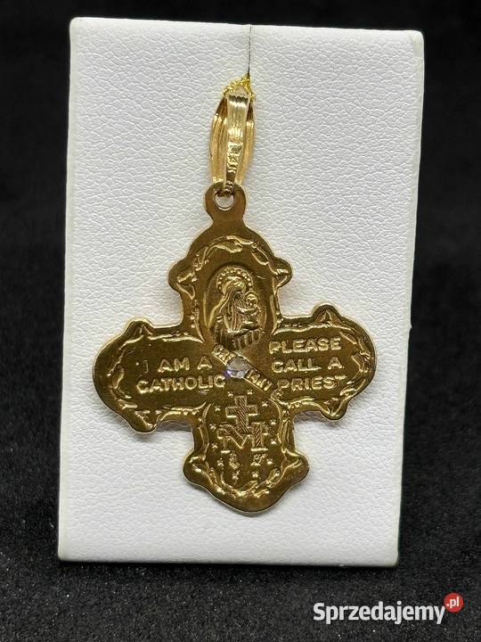 Złota Zawieszka pr 585 514g z Diamentem Elbląg sprzedam