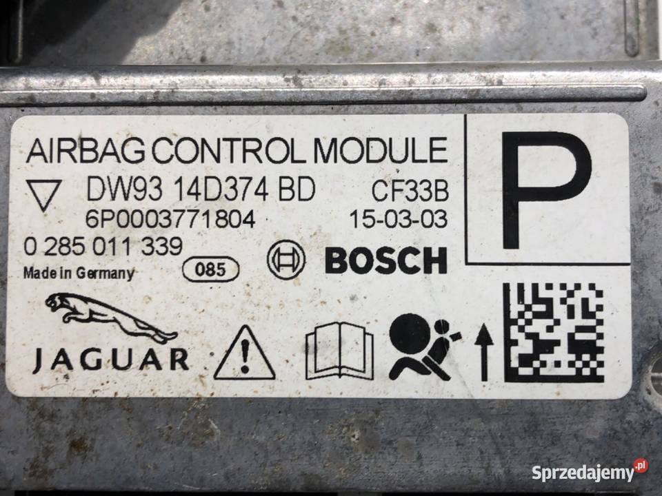 SENSOR AIRBAG JAGUAR XJ DW9314D374BD CZUJNIK