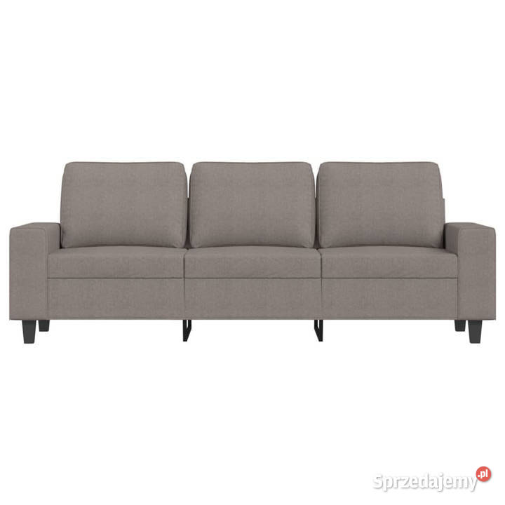 3osobowa sofa z podnóżkiem taupe 180 tkaniną mazowieckie Warszawa