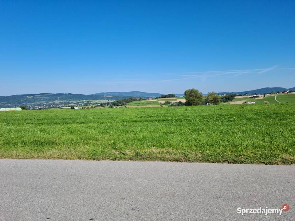 Działka budowlana 1100 m2 mpzp Słopnice