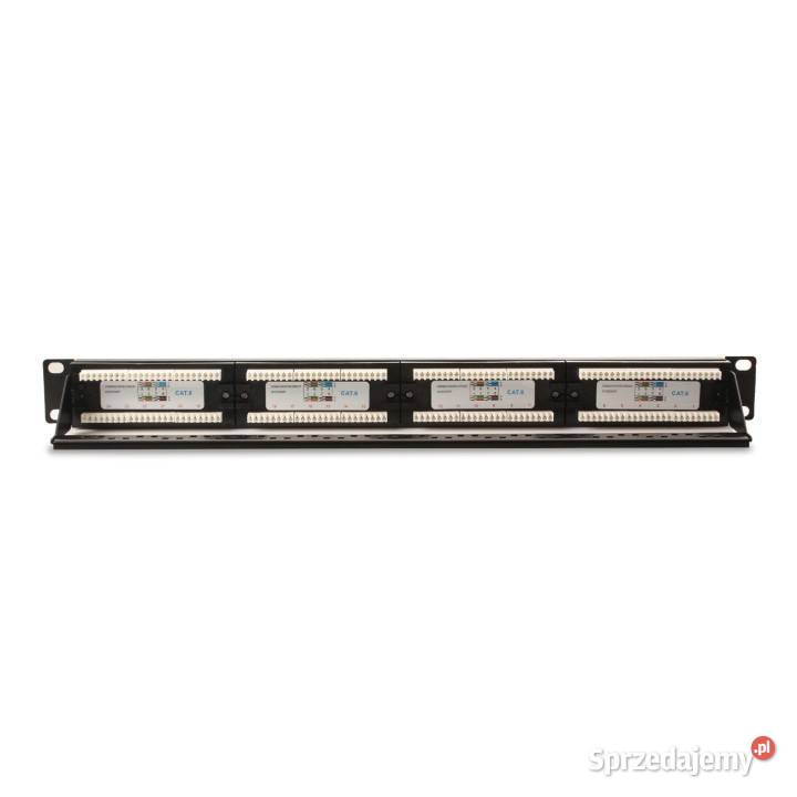 PATCH PANEL UTP CAT6 24 PORTY PGF6UTP24B4 Knurów