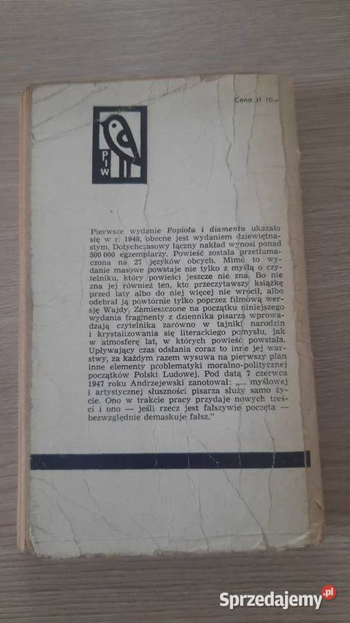 Jerzy Andrzejewski Popiół i diament Serock