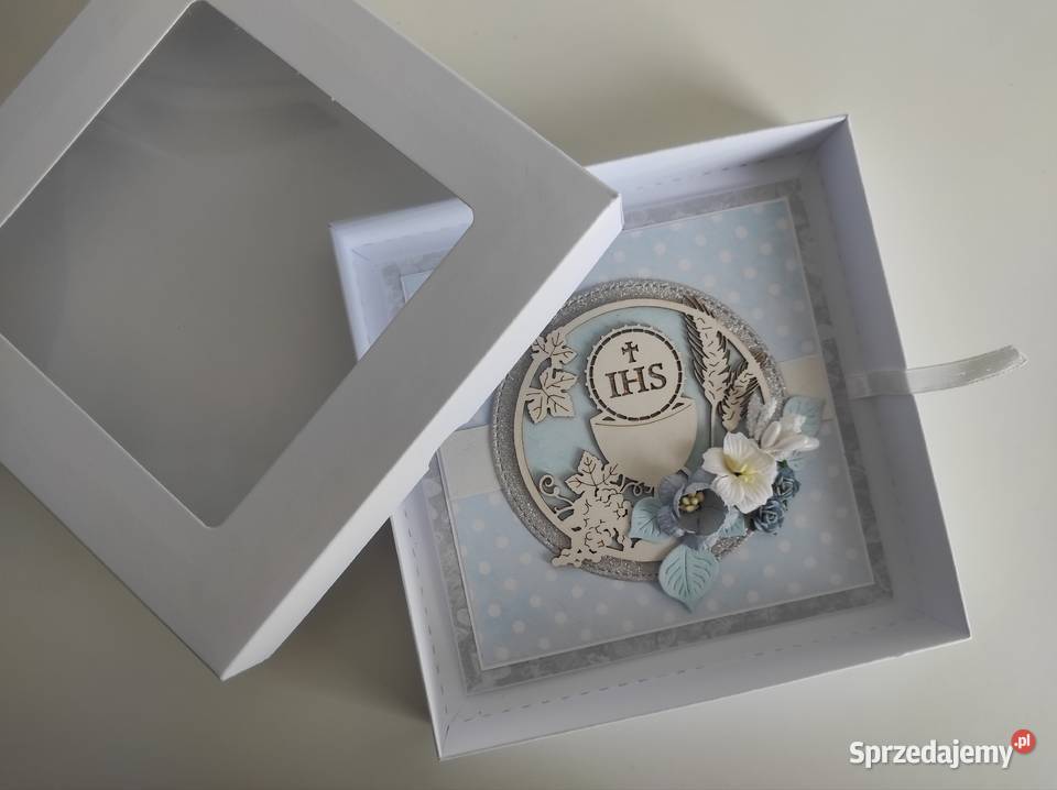 Kartka ręcznie robiona na Komunię Świętą z Łódź sprzedam