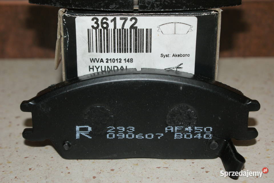 36172 ABS KLOCKI HAMULC HYUNDAI ACCENT 9499 mazowieckie Białobrzegi