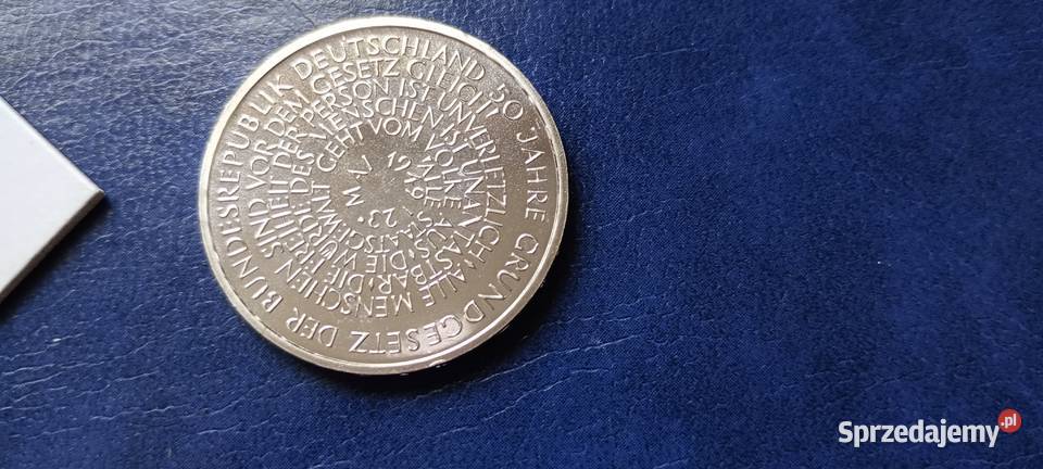 Stare monety 10 marek 1999 Konstytucja Niemcy Lesko